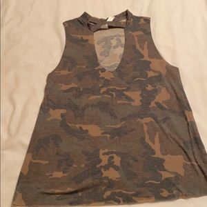 Camo cutoff tank